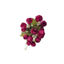  Művirág rózsa-csokor 14 fejes 4 színben dekoráció