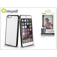 Muvit Apple iPhone 6 Plus/6S Plus hátlap - Muvit Bimat - black/transparent tok és táska