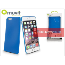 Muvit Apple iPhone 6 Plus szilikon hátlap - Muvit Ultra Thin 0,35 mm - blue tok és táska