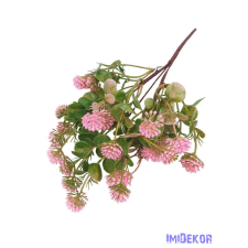  Műzöld csokor 36cm 3370 - Rózsaszín dekorációs kellék