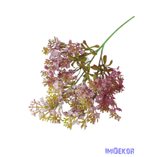  Műzöld díszítő csokor 46 cm 3106 - Lila dekorációs kellék