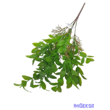  Műzöld leveles csokor 46cm 3376 - Sötét Zöld dekorációs kellék