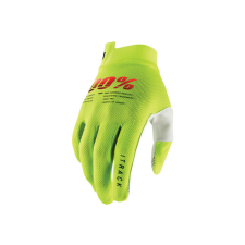 MX kesztyű 100% Itrack neon sárga M motoros kesztyű