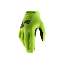 MX Kesztyű női 100% Ridecamp neon sárga/fekete S motoros kesztyű