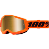  MX Szemüveg 100% Strata 2 neon narancs arany tükör