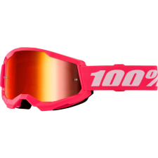 MX Szemüveg 100% Strata 2 rózsaszín piros tükör motoros szemüveg