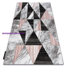 My carpet company kft ALTER szőnyeg Nano háromszögek rózsaszín 80x150 cm lakástextília