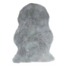 My carpet company kft ASY Auckland Luxury Faux Sheepskin 140x200cm Silver lakástextília