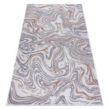 My carpet company kft Fonott sizal szőnyeg SION Hullámok 2836 lapos szövött ecru / kék / rózsaszín 120x170 cm lakástextília
