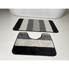 My carpet company kft Fürdőszobai szőnyeg 2 részes - fekete virág lakástextília