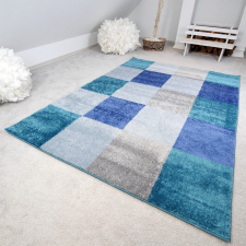 My carpet company kft Gyerekszőnyeg akció, EPERKE 160x230cm 521 kék kockás szőnyeg lakástextília