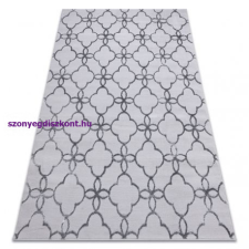 My carpet company kft Modern MEFE szőnyeg 8504 Virágok - sötétszürke 160x220 cm lakástextília