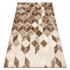 My carpet company kft Modern MEFE szőnyeg B400 Kocka, geometriai 3D - sötét bézs 120x170 cm lakástextília
