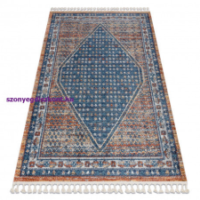 My carpet company kft Modern szőnyeg BELLE BG58A sötétkék / bézs Rojt 120x170 cm lakástextília