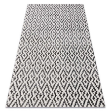 My carpet company kft Modern szőnyeg MUNDO E0621 geometriai szabadtéri bézs / fekete 160x220 cm lakástextília