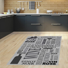 My carpet company kft MY. SIL Konyhai szőnyeg 57x197cm-wine szürke lakástextília