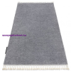 My carpet company kft Szőnyeg BERBER 9000 világos szürke Rojt shaggy 80x150 cm