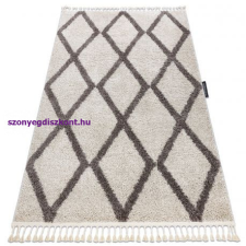 My carpet company kft Szőnyeg BERBER TROIK krém Rojt shaggy 140x190 cm lakástextília