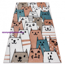 My carpet company kft Szőnyeg FUN Gatti gyerekeknek, macskák, rózsaszín 80x150 cm lakástextília