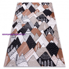My carpet company kft Szőnyeg FUN Tops gyerekeknek, hegyek, csúcsok krém 80x150 cm lakástextília