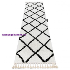 My carpet company kft Szőnyeg, futószőnyeg BERBER CROSS fehér -60x200 cm lakástextília
