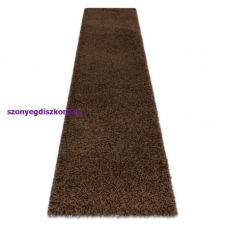 My carpet company kft Szőnyeg, futószőnyeg SOFFI shaggy 2cm barna -60x200 cm lakástextília