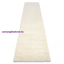 My carpet company kft Szőnyeg, futószőnyeg SOFFI shaggy 2cm krém -80x250 cm lakástextília