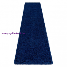 My carpet company kft Szőnyeg, futószőnyeg SOFFI shaggy 2cm sötétkék -80x300 cm lakástextília