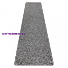 My carpet company kft Szőnyeg, futószőnyeg SOFFI shaggy 2cm szürke -80x300 cm lakástextília