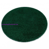 My carpet company kft Szőnyeg SOFFI kör shaggy 2cm üveg zöld kör 80 cm