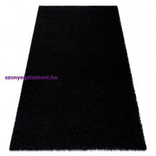 My carpet company kft Szőnyeg SOFFI shaggy 2cm fekete 160x220 cm lakástextília