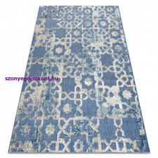 My carpet company kft Szőnyeg SOLE D3881 lapos szövött kék / bézs 80x250 cm lakástextília