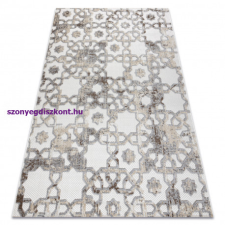 My carpet company kft Szőnyeg SOLE D3882 lapos szövött bézs / szürke 80x250 cm lakástextília