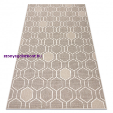 My carpet company kft Szőnyeg SPRING 20404558 Hatszög szizál, hurkolt - bézs 80x150 cm lakástextília