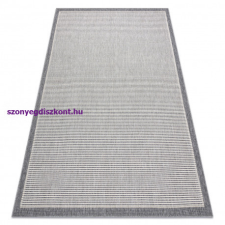 My carpet company kft Szőnyeg SPRING 20411332 vonalak, szizál, hurkolt - szürke 140x200 cm lakástextília