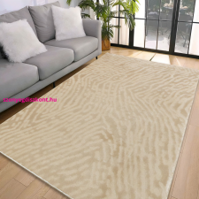 My carpet Den. Deluxy design Bézs Puha Szőnyeg 160x230cm-hátul gumis lakástextília