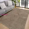 My carpet Den. Deluxy rombusz barna Puha Szőnyeg 80x150cm-hátul gumis