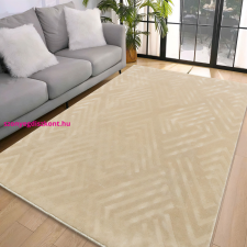 My carpet Den. Deluxy rombusz Bézs Puha Szőnyeg 80szett=2dbx80x150cm+80x250cm-hátul gumis lakástextília