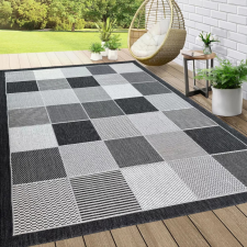 My carpet Ér. Sizal szőnyeg Szürke kockás 140x200cm szőnyeg lakástextília