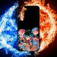  My Hero Academia - Bakugo, Todoroki, Deku - Samsung tok tok és táska