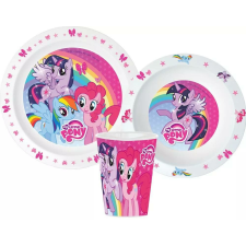 My little pony,3 db-os étkészlet,260 ml-es pohárral babaétkészlet