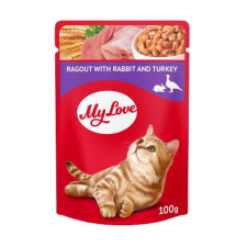 My Love Alutasakos Macskaeledel Nyúl és Pulyka Ragu 100g macskaeledel