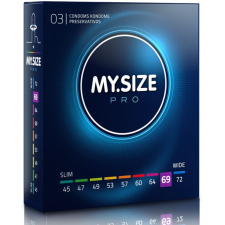  MY SIZE - Prémium 69 mm óvszer 3 db-os kiszerelésben óvszer