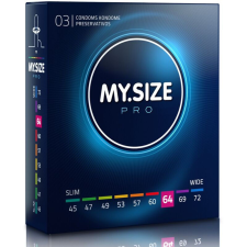 MY SIZE PRO ÓVSZER 64 MM 3 DB óvszer
