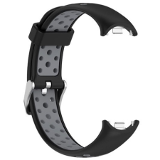 Mybandz 19011 mi band 8-lélegző szilikon óraszíj/fekete-szürke okosóra kellék