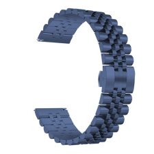 Mybandz 22sku2602 steelo fém óraszíj / kék / 22mm okosóra kellék