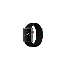 Mybandz Apple Watch S1/2/3/4/5/6 Szövet szíj 38/40mm - Fekete okosóra kellék