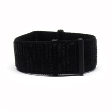 Mybandz tépőzáras szövet óraszíj 20mm, fekete (20SKU1586) okosóra kellék