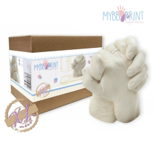 MyBBPrint XL felnőtt kézszobor készlet - 2 felnőtt kezéhez - baba és felnőtt, lenyomat, lábszobor, kézszobor dekorációs készlet