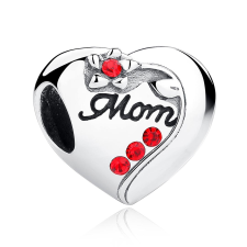  MyCharm Anyai Szív 925 Ezüst Charm egyéb ékszer